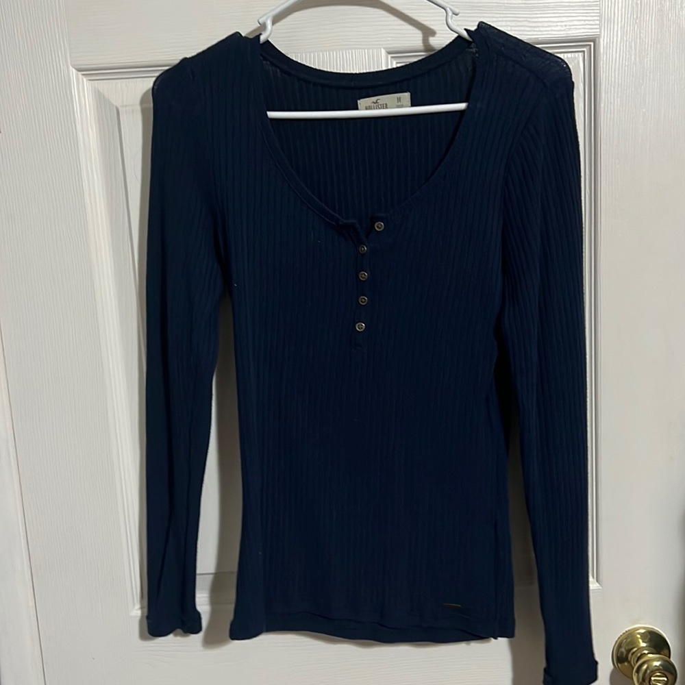 Navy HOLLISTER Henley